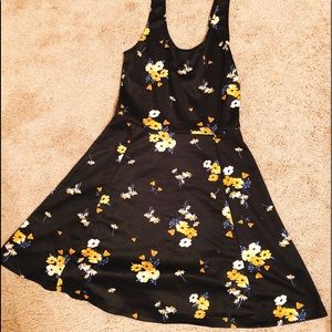 Black floral